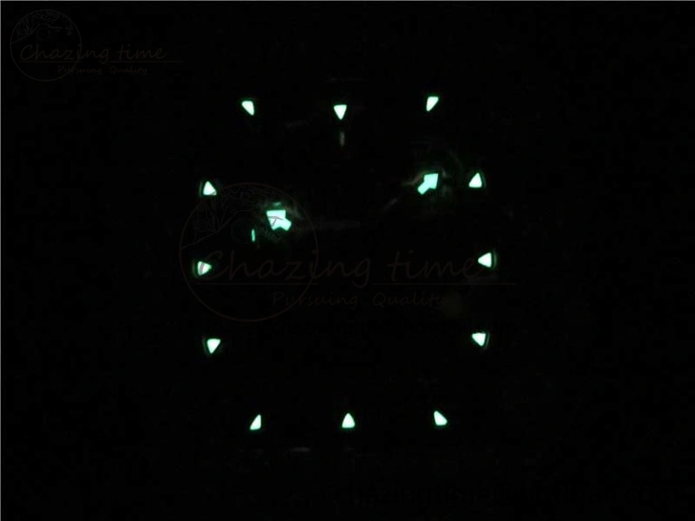 RM011 Real White Ceramic Chronograph KVF 1:1 Best Edition Crystal Skeleton Dial Green on Rubber Strap A ModernLook 9460