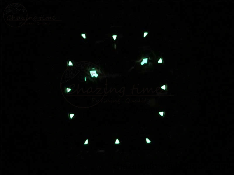 RM011 Real White Ceramic Chronograph KVF 1:1 Best Edition Crystal Skeleton Dial Green on Rubber Strap A ModernLook 9460