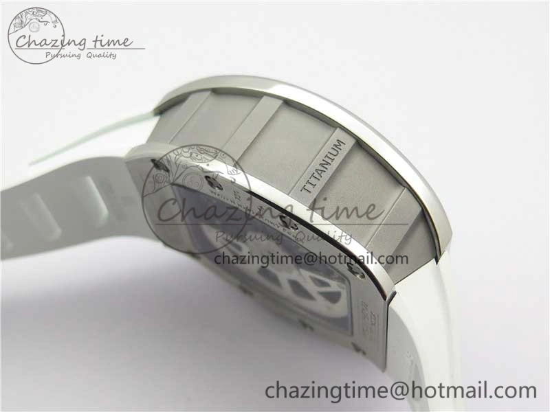 Colorful RM011 SS Chrono KVF 1:1 Best Edition Crystal Dial Black on Rubber Strap A7750 V 9426