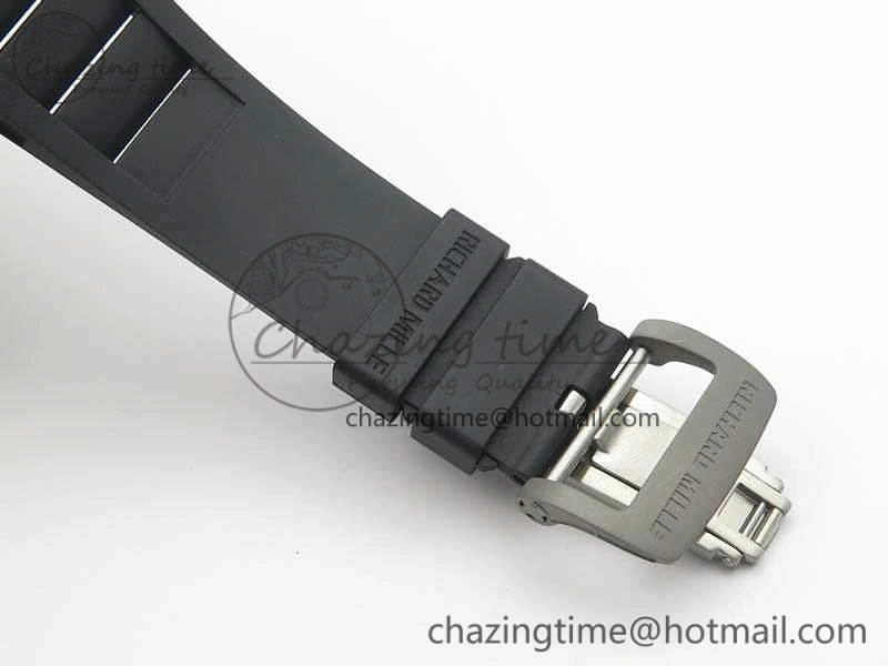 RM011 SS Felipe Massa 10th Anni KVF 1:1 Best Edition Skeleton Dial Blue On Rubber Strap A Lightweight 9542