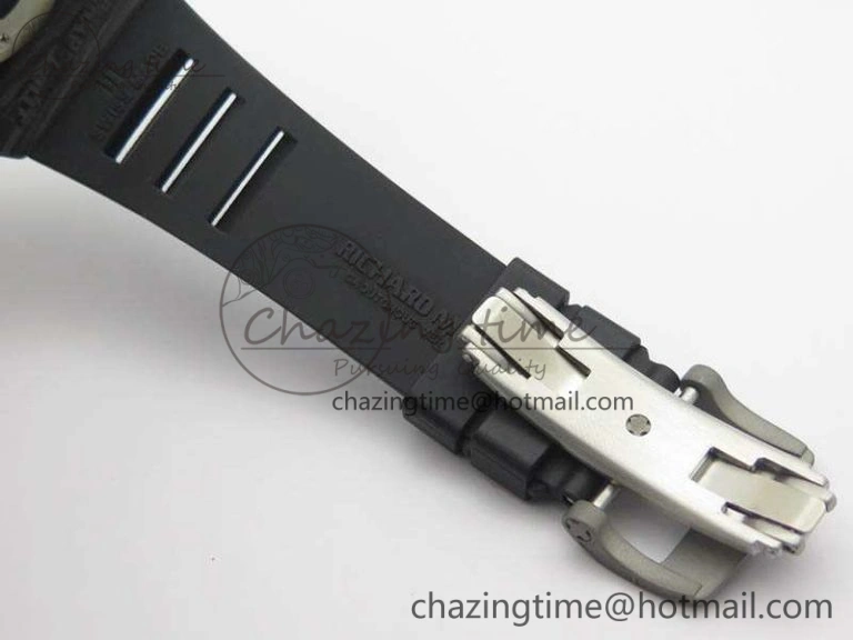 RM011 SS Felipe Massa 10th Anni KVF 1:1 Best Edition Skeleton Dial Blue On Rubber Strap A Lightweight 9542