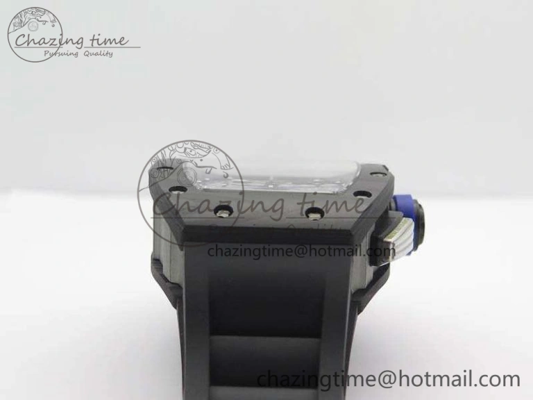 RM011 SS Felipe Massa 10th Anni KVF 1:1 Best Edition Skeleton Dial Blue On Rubber Strap A Lightweight 9542