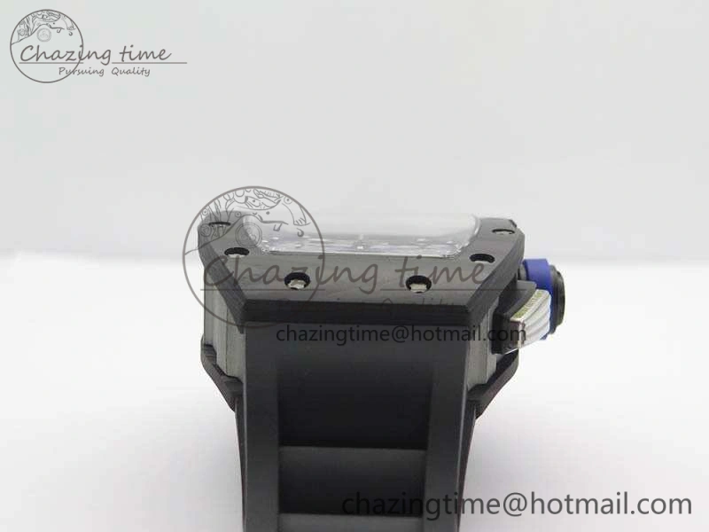 RM011 SS Felipe Massa 10th Anni KVF 1:1 Best Edition Skeleton Dial Blue On Rubber Strap A Lightweight 9542