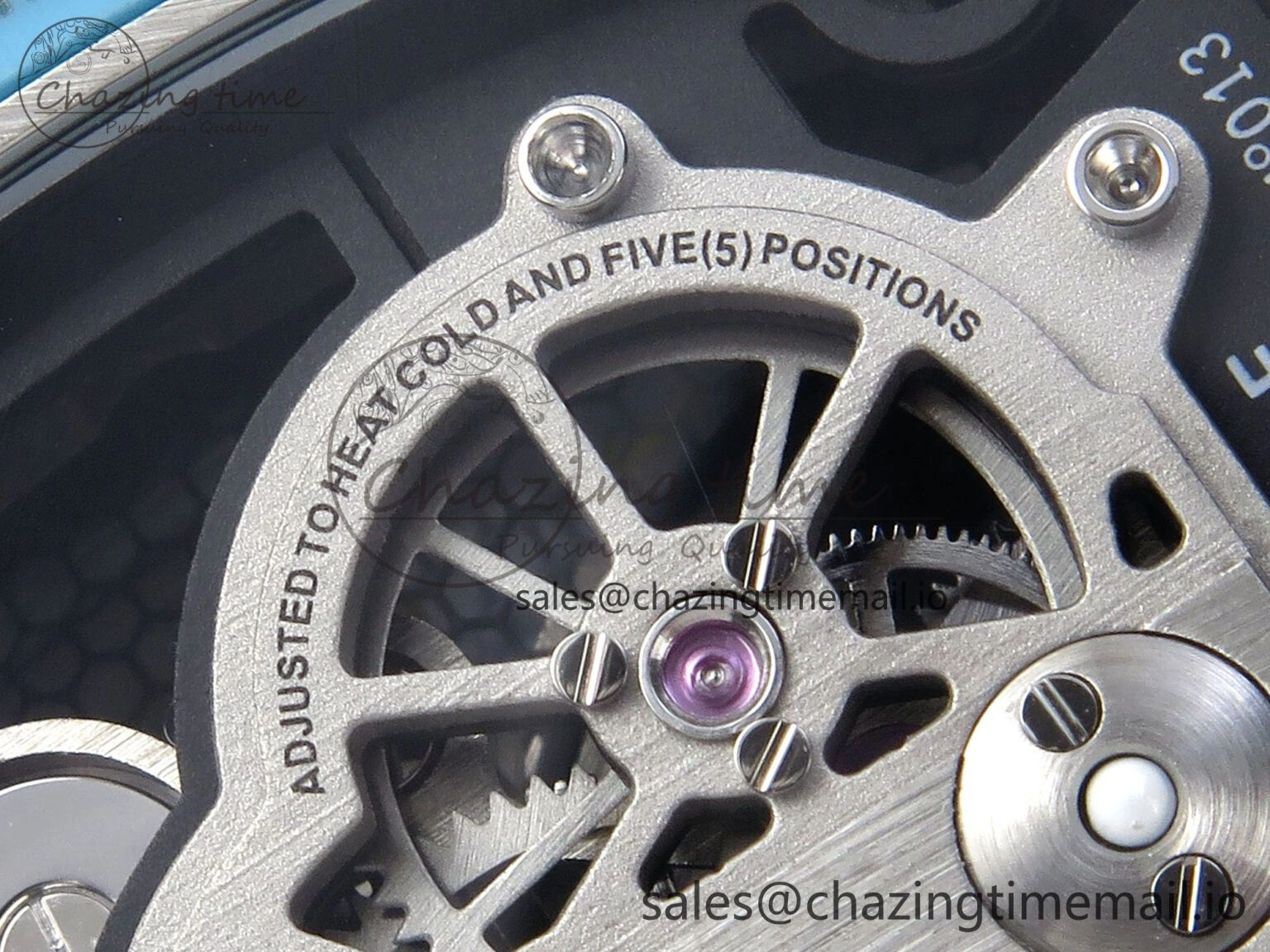 RM021 Tourbillon Blue Quartz Fiber Black Carbon RMF Best Edition on Black Rubber Strap Popular 9229
