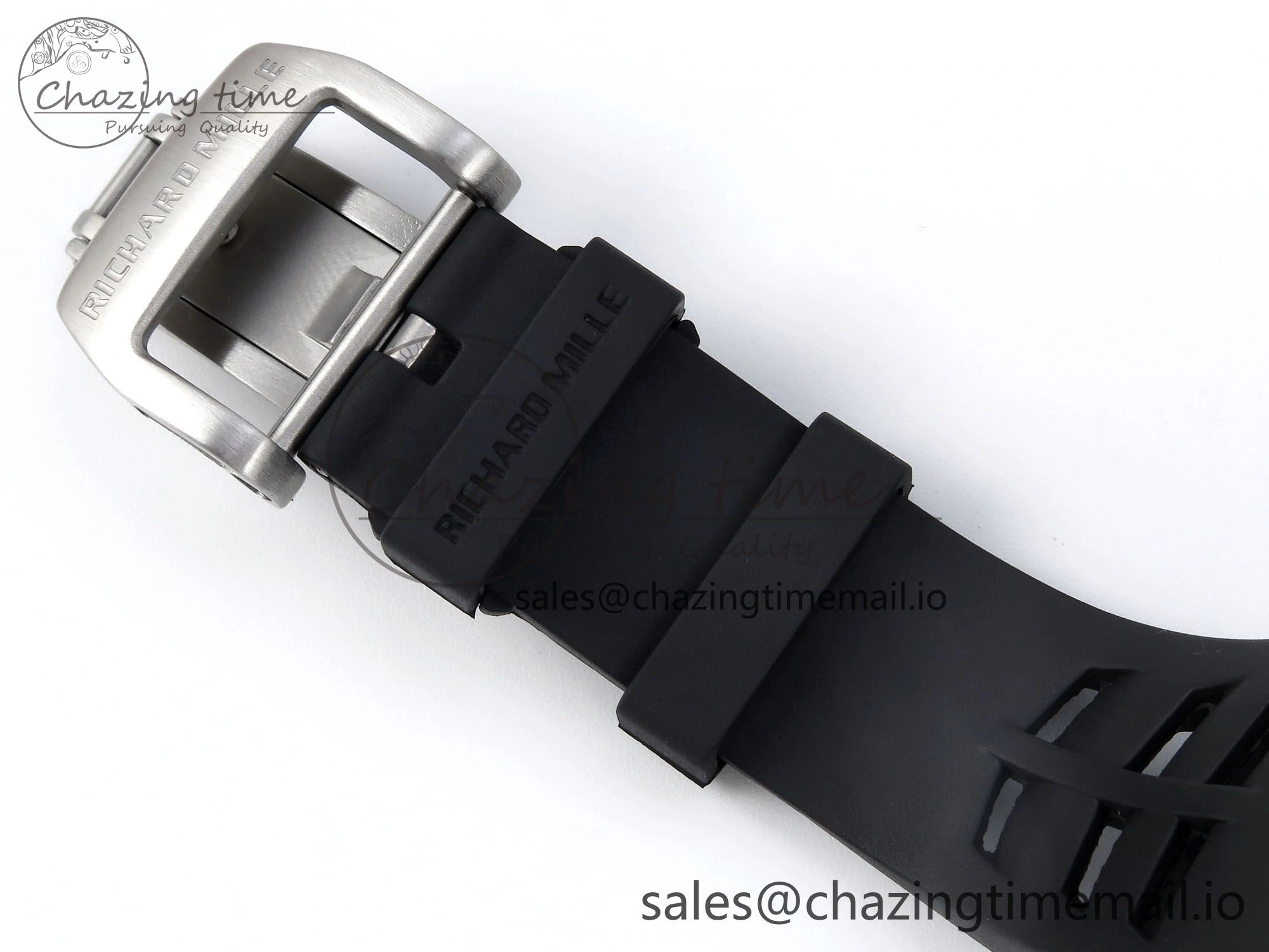 RM021 Tourbillon Blue Quartz Fiber Black Carbon RMF Best Edition on Black Rubber Strap Popular 9229