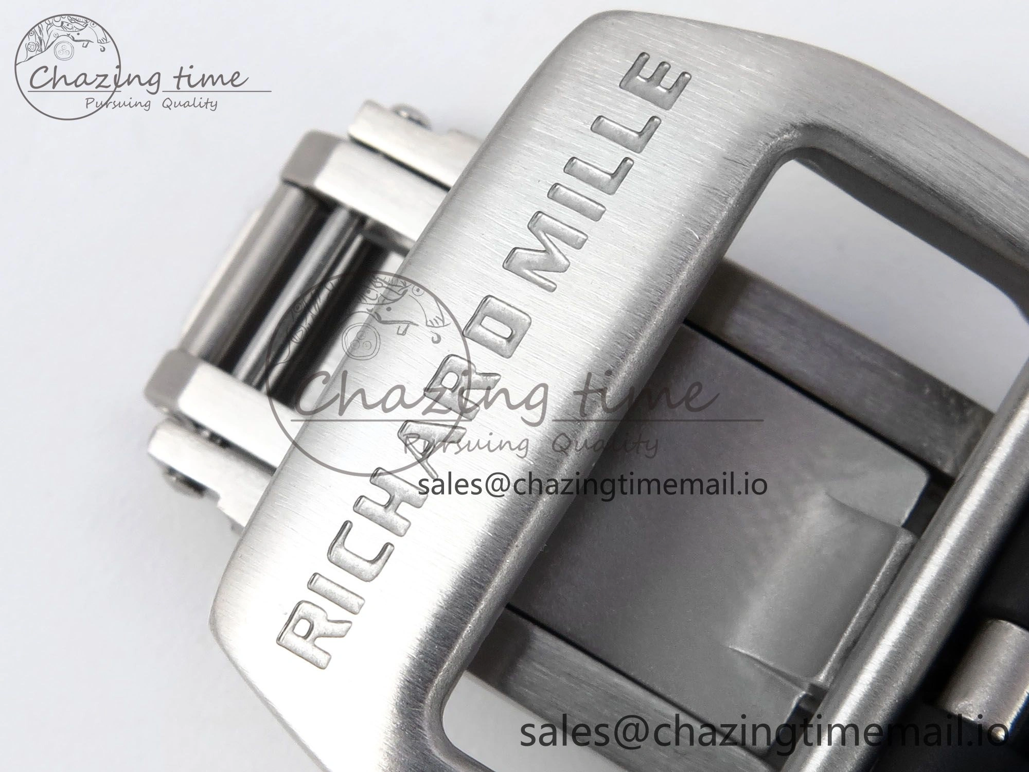 RM021 Tourbillon Blue Quartz Fiber Black Carbon RMF Best Edition on Black Rubber Strap Popular 9229