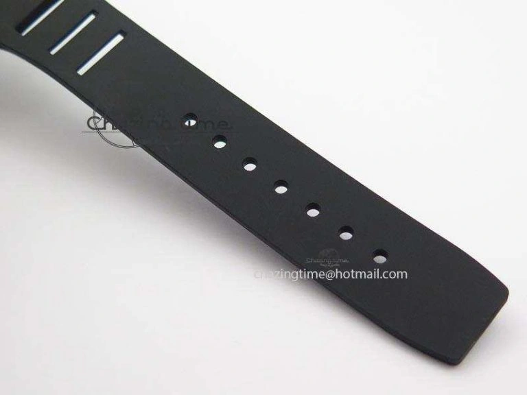 EyeCatching RM022 PVD Skeleton Dial On Black Rubber Strap MIYOTA 9584