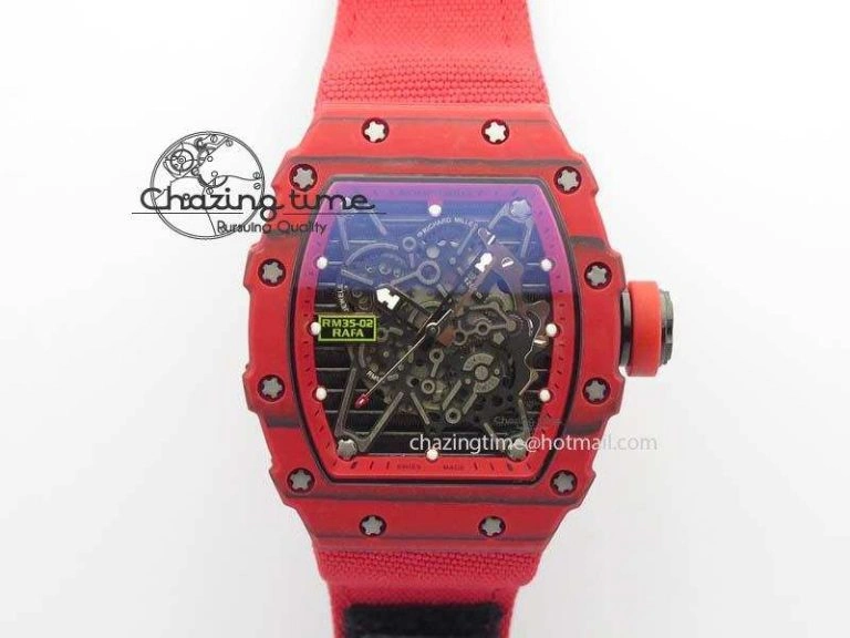 RM022 RG Skeleton Dial On Black Rubber Strap MIYOTA WeatherProof 9580