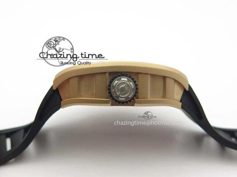 RM022 RG Skeleton Dial On Black Rubber Strap MIYOTA WeatherProof 9580