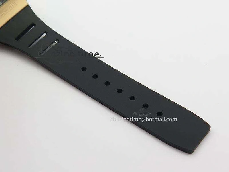 RM022 RG Skeleton Dial On Black Rubber Strap MIYOTA WeatherProof 9580
