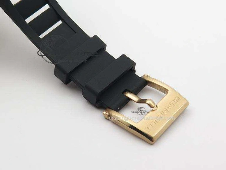 RM022 RG Skeleton Dial On Black Rubber Strap MIYOTA WeatherProof 9580