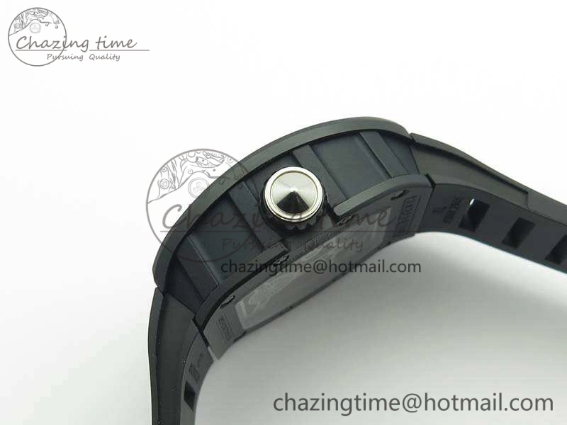 Contemporary RM023 Ceramic Case KVF Best Edition Eagle Skeleton Dial SS Crown On Rubber Strap MIYOTA 9524
