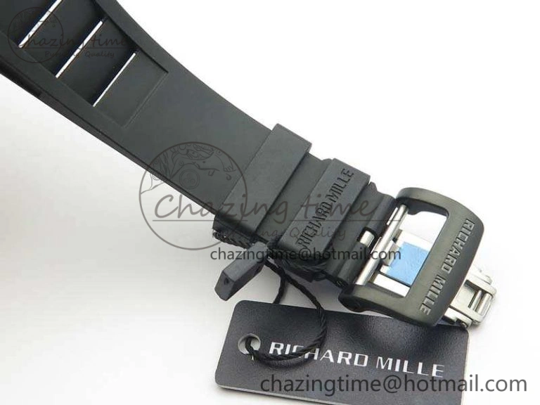 Contemporary RM023 Ceramic Case KVF Best Edition Eagle Skeleton Dial SS Crown On Rubber Strap MIYOTA 9524