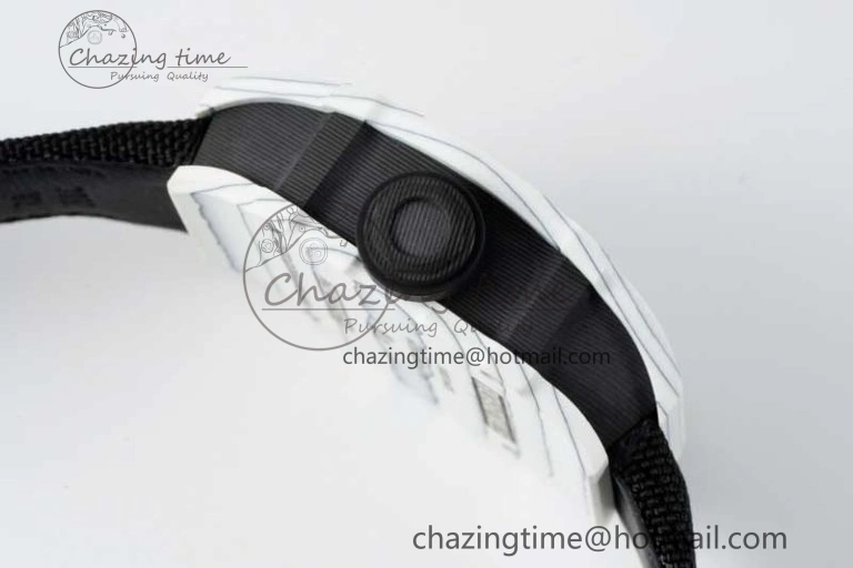AllSeason RM027-02 Nadal Real Tourbillon RMF Best Edition White Forge Carbon Black Inner Bezel on Black Nylon Strap 9379