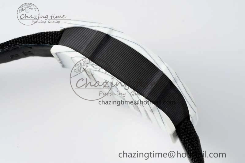 AllSeason RM027-02 Nadal Real Tourbillon RMF Best Edition White Forge Carbon Black Inner Bezel on Black Nylon Strap 9379