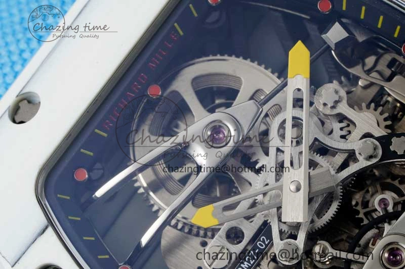 RM027-02 Nadal Real Tourbillon RMF Best Edition White Forge Carbon Black Inner Bezel on Blue Nylon Strap OdorResistant 9382