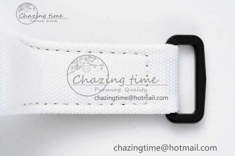 RM027-02 Nadal Real Tourbillon RMF Best Edition White Forge Carbon Black Inner Bezel on White Nylon Strap Colorful 9381