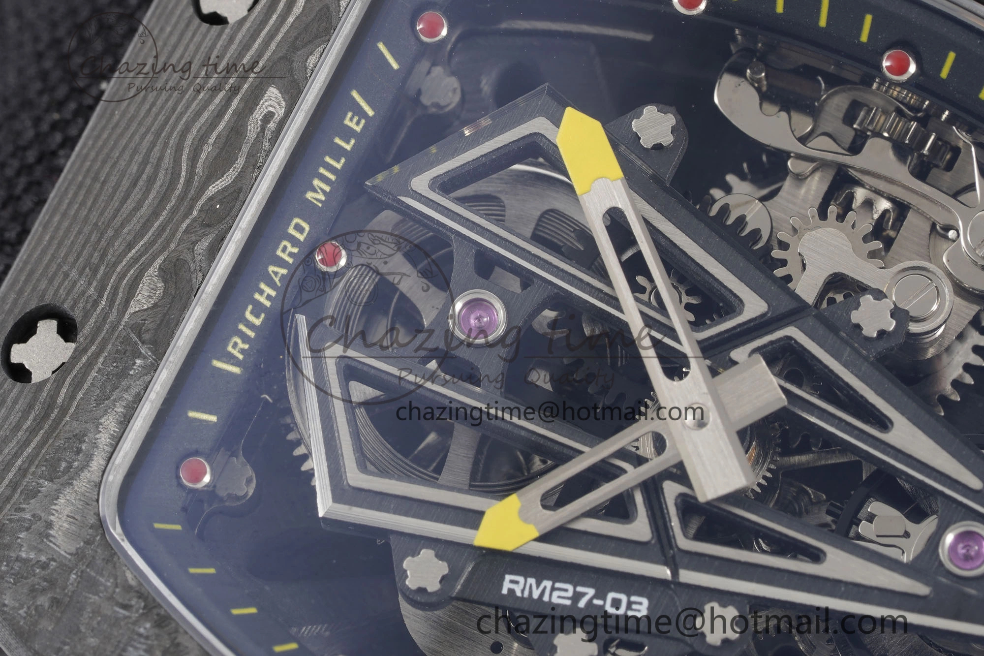 RM027-03 NTPT Real Tourbillon RMF Best Edition Skeleton Dial on Black Nylon Strap SoftTouch 9367