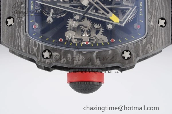 RM027-03 NTPT Real Tourbillon RMF Best Edition Skeleton Dial on Black Nylon Strap SoftTouch 9367