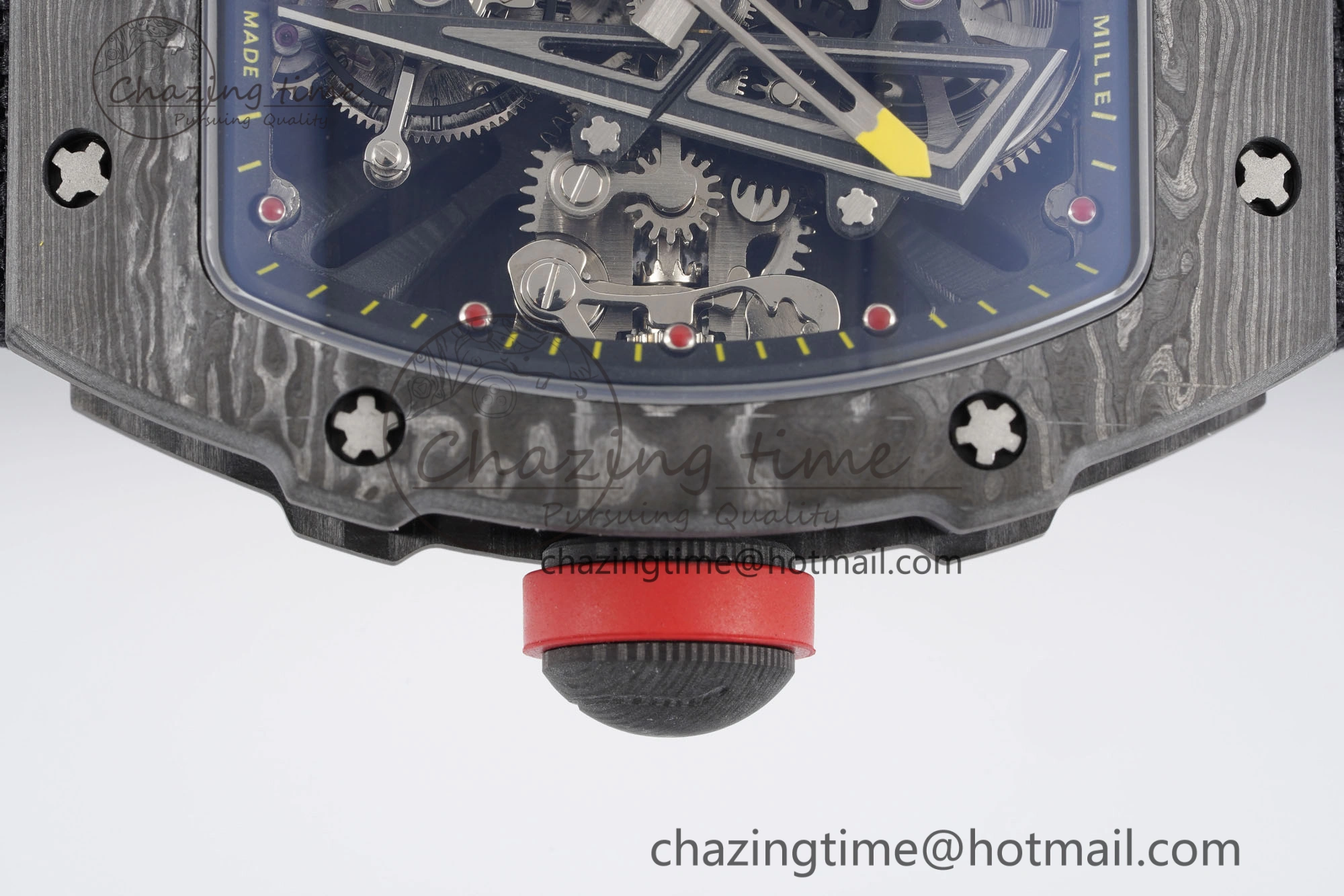 RM027-03 NTPT Real Tourbillon RMF Best Edition Skeleton Dial on Black Nylon Strap SoftTouch 9367