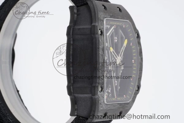 RM027-03 NTPT Real Tourbillon RMF Best Edition Skeleton Dial on Black Nylon Strap SoftTouch 9367