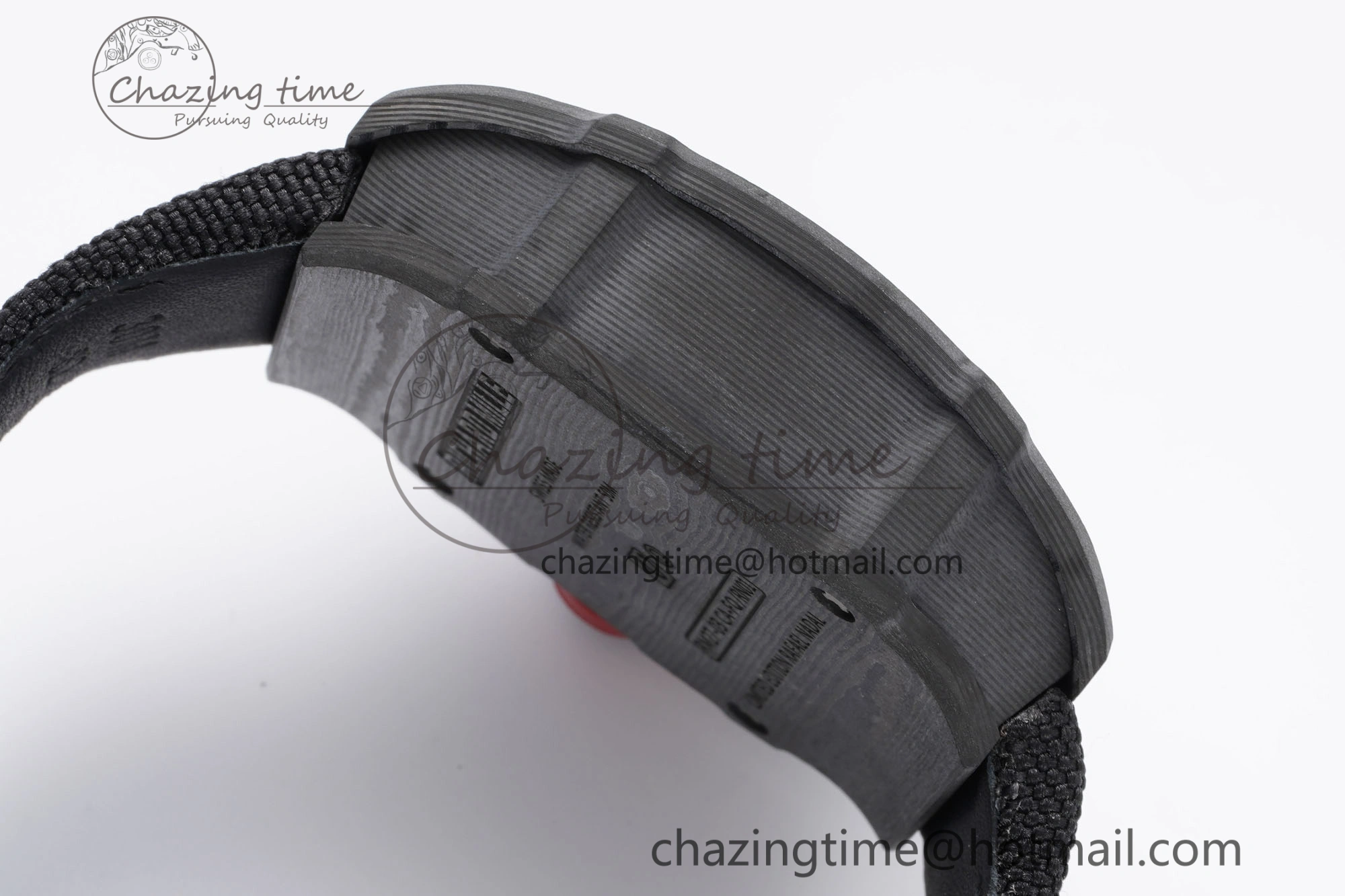 RM027-03 NTPT Real Tourbillon RMF Best Edition Skeleton Dial on Black Nylon Strap SoftTouch 9367
