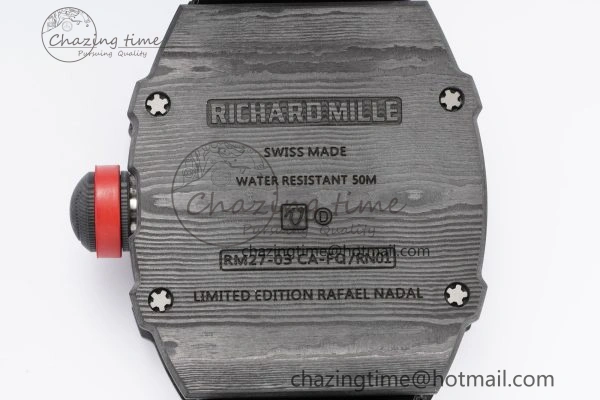 RM027-03 NTPT Real Tourbillon RMF Best Edition Skeleton Dial on Black Nylon Strap SoftTouch 9367