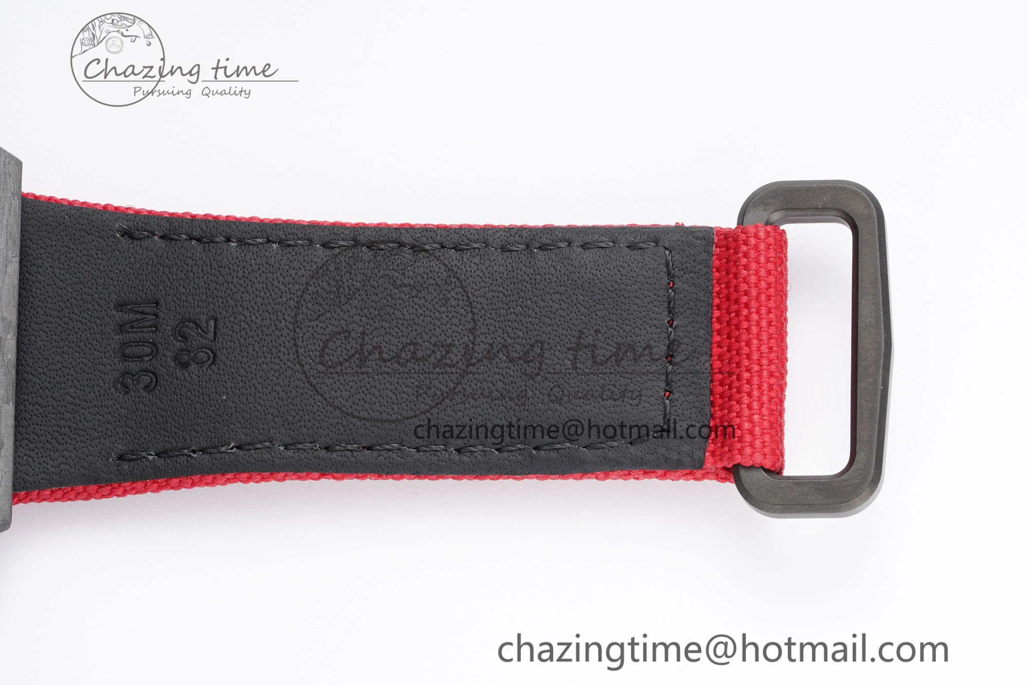 SunProtective RM027-03 NTPT Real Tourbillon RMF Best Edition Skeleton Dial on Red Nylon Strap 9365