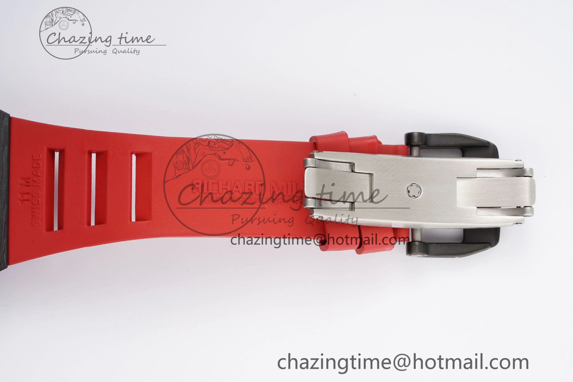 Sophisticated RM027-03 NTPT Real Tourbillon RMF Best Edition Skeleton Dial on Red Rubber Strap 9363