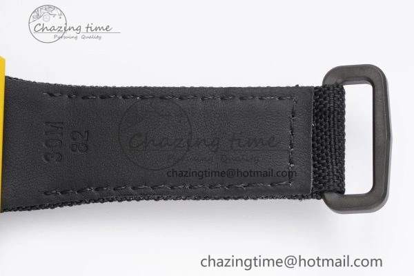 RM027-03 Real Tourbillon RMF Best Edition Orange Red Carbon Skeleton Dial on Black Nylon Strap FashionForward 9368