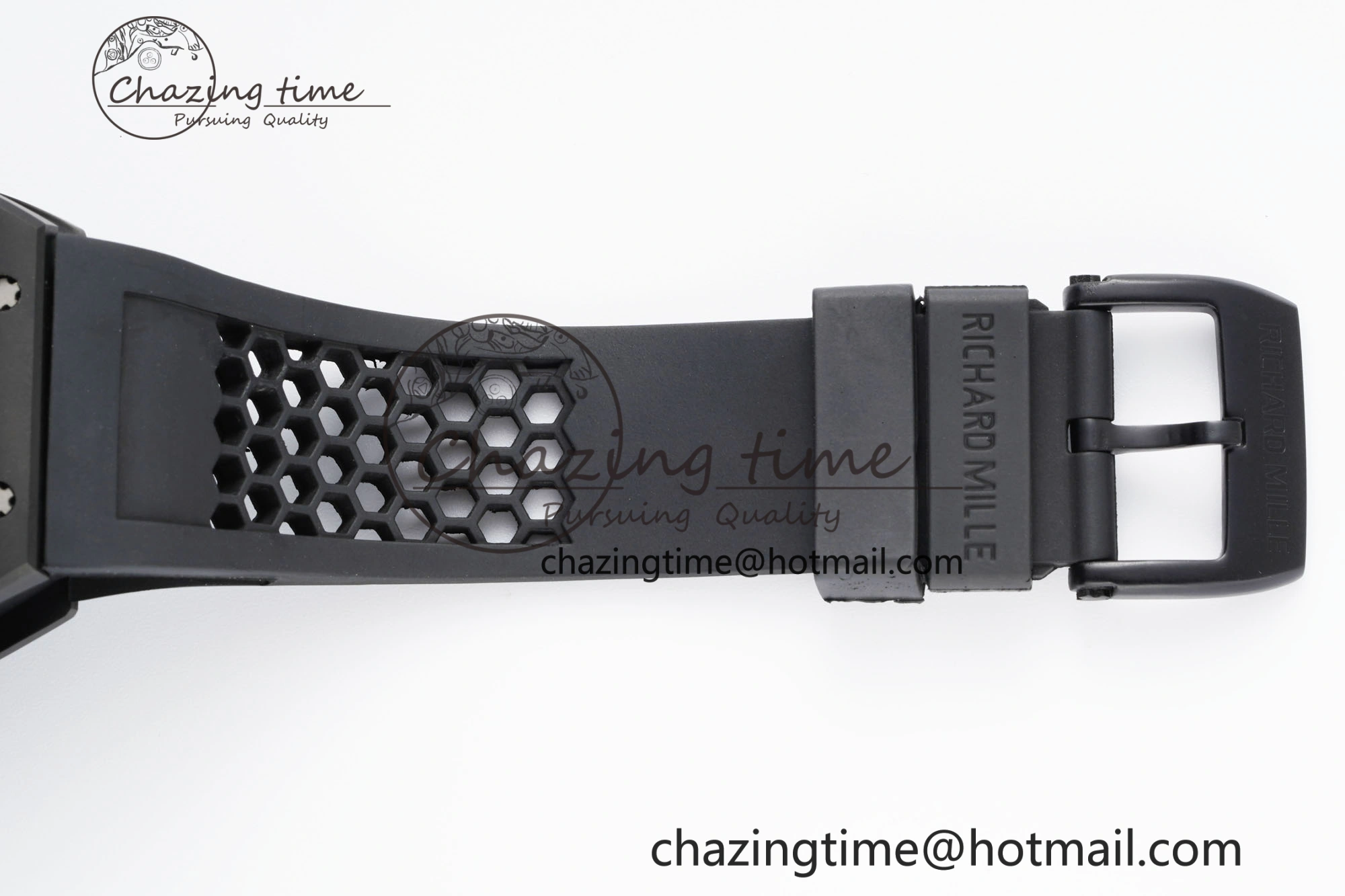 RM027 Rafael Nadal Black Ceramic Tourbillon YSF Best Edition on Rubber Strap FlexibleFit 9371
