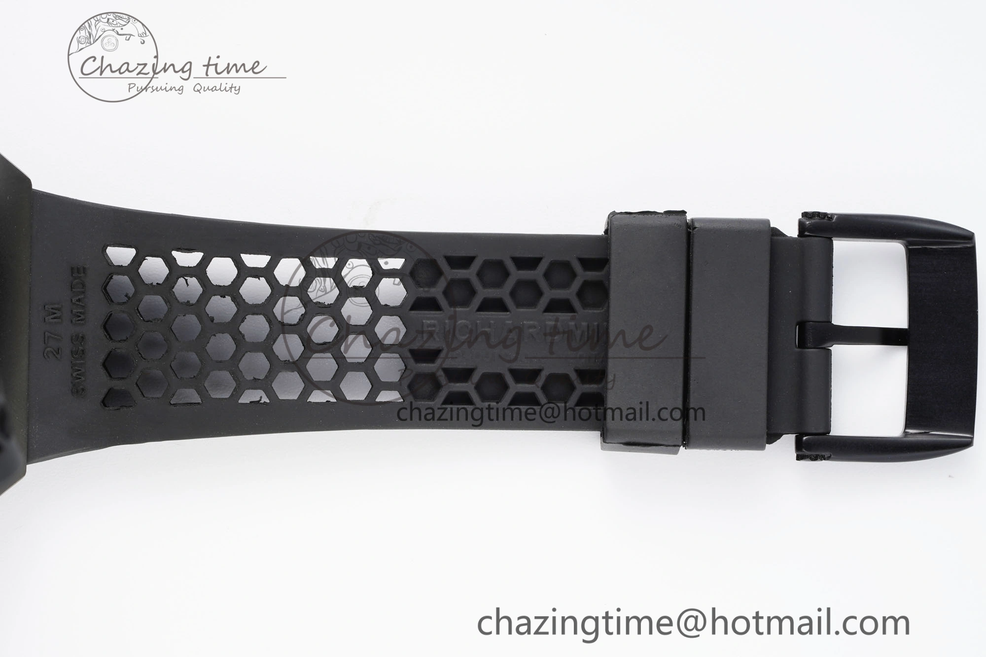 RM027 Rafael Nadal Black Ceramic Tourbillon YSF Best Edition on Rubber Strap FlexibleFit 9371