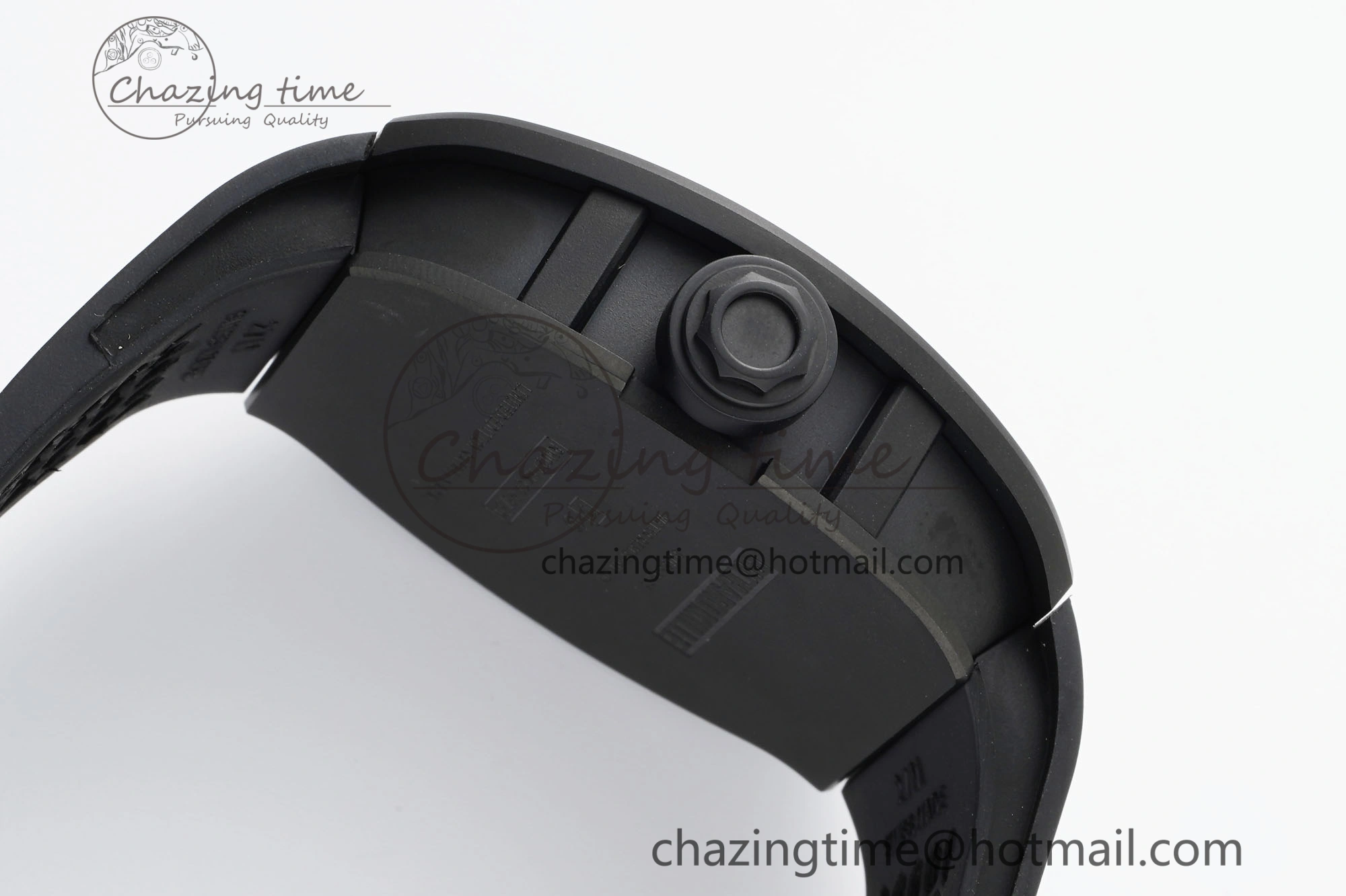 RM027 Rafael Nadal Black Ceramic Tourbillon YSF Best Edition on Rubber Strap FlexibleFit 9371