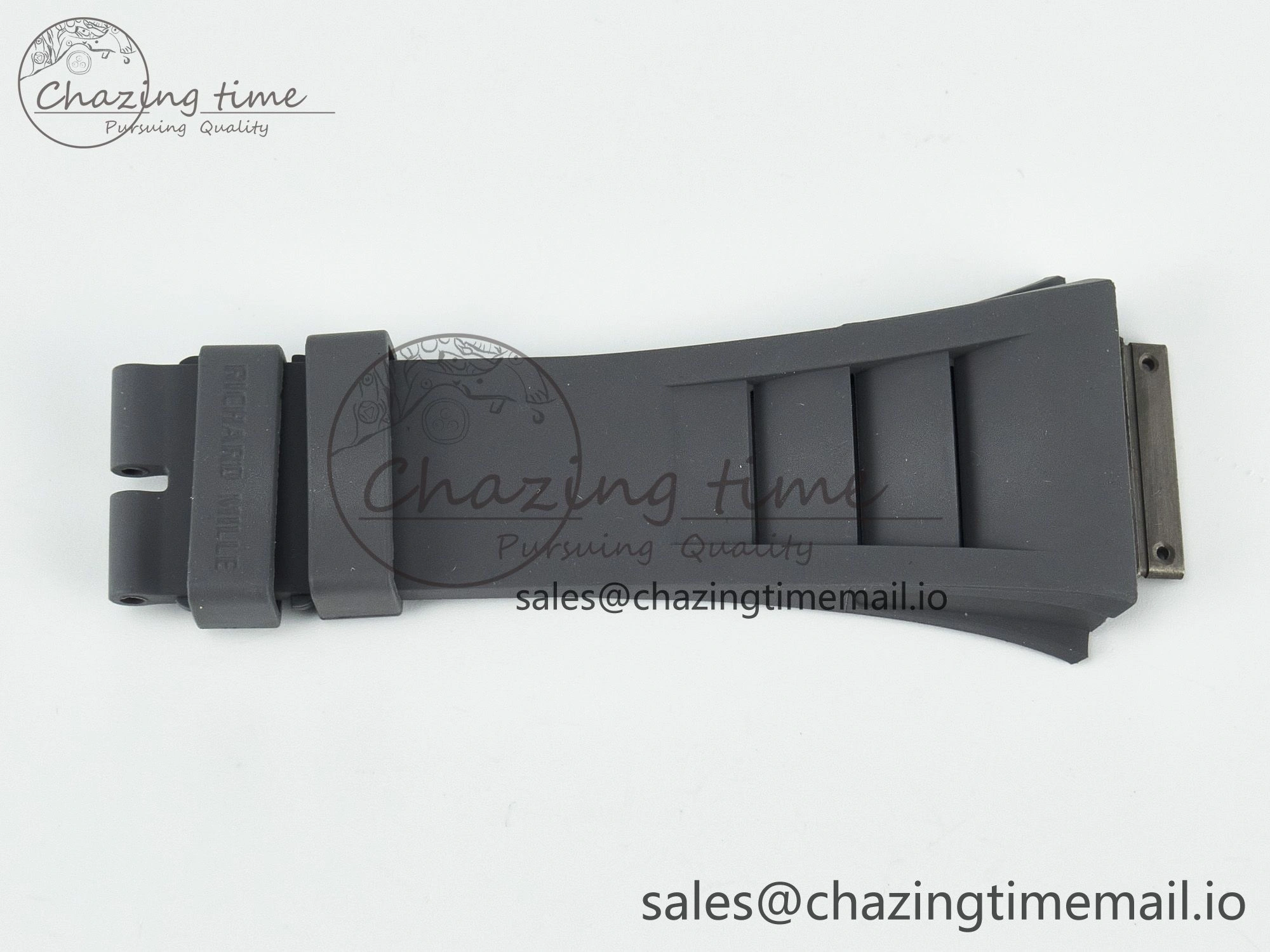 SoftTouch RM030 1:1 Best Edition Gray White Rubber Strap (Fits the Gen size) 4076