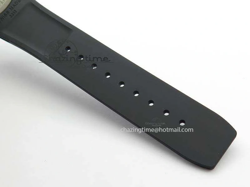 WellDesigned RM033 Titanium SF Best Edition Arabic Markers Dial On Black Rubber Strap Micro-Rotor Movement 9558
