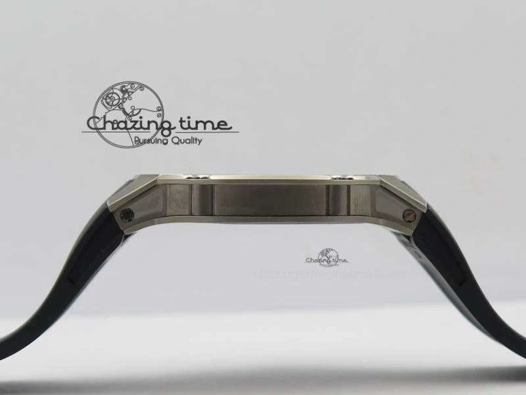 RM033 Titanium SF Best Edition Roman Markers Dial On Black Rubber Strap Micro-Rotor Movement BestValue 9557