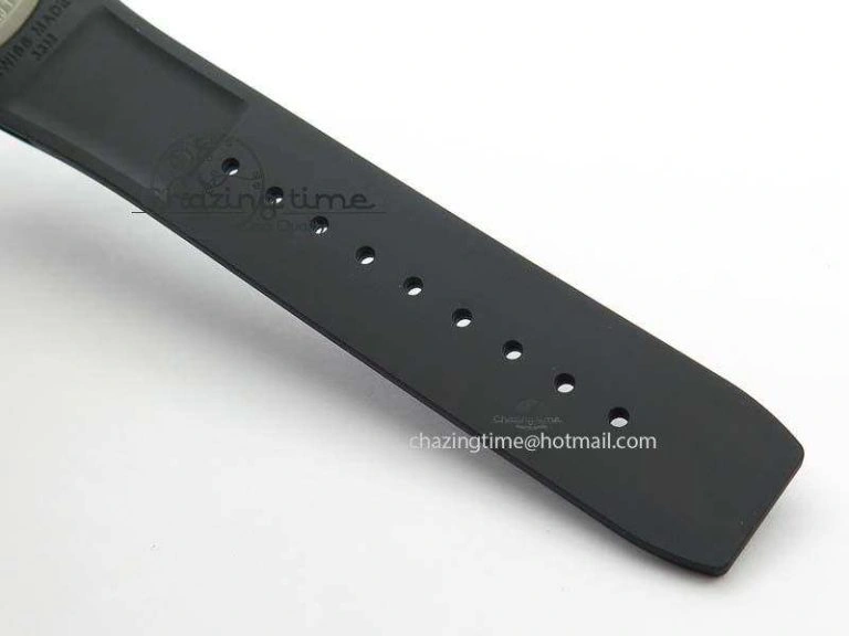 RM033 Titanium SF Best Edition Roman Markers Dial On Black Rubber Strap Micro-Rotor Movement BestValue 9557