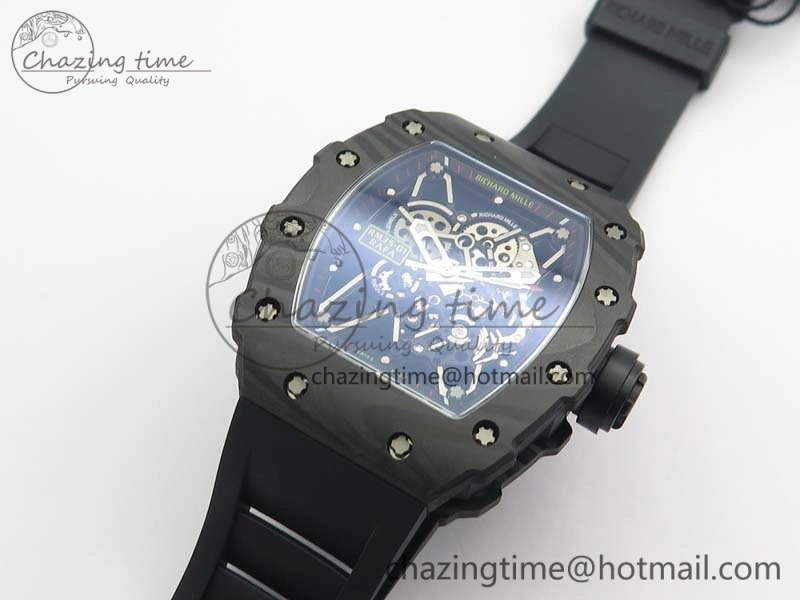 RM035-01 FC Case KVF Best Edition Skeleton Dial Black Crown On Rubber Strap MIYOTA8215 V Lightweight 9519