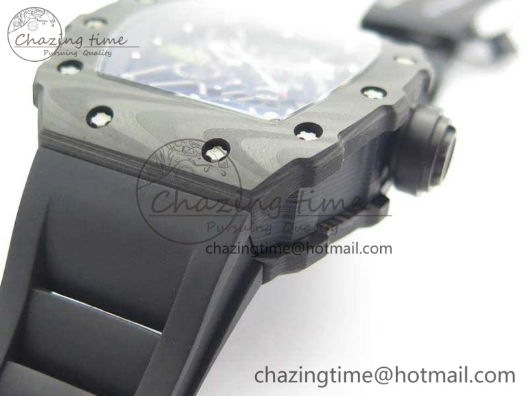 RM035-01 FC Case KVF Best Edition Skeleton Dial Black Crown On Rubber Strap MIYOTA8215 V Lightweight 9519