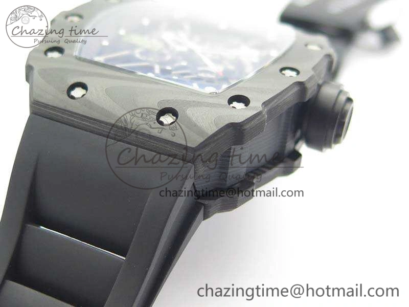 RM035-01 FC Case KVF Best Edition Skeleton Dial Black Crown On Rubber Strap MIYOTA8215 V Lightweight 9519