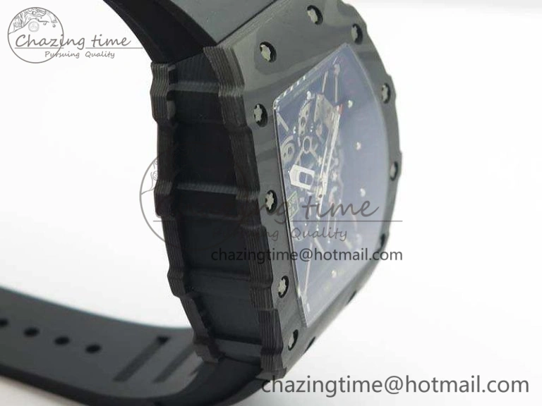RM035-01 FC Case KVF Best Edition Skeleton Dial Black Crown On Rubber Strap MIYOTA8215 V Lightweight 9519