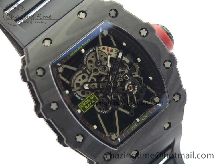RM035-01 FC Case KVF Best Edition Skeleton Dial Red Crown On Rubber Strap MIYOTA8215 V Tailored 9522