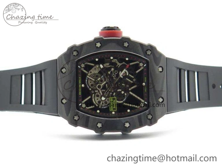 RM035-01 FC Case KVF Best Edition Skeleton Dial Red Crown On Rubber Strap MIYOTA8215 V Tailored 9522