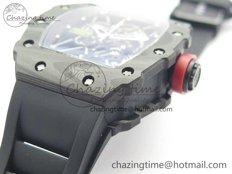 RM035-01 FC Case KVF Best Edition Skeleton Dial Red Crown On Rubber Strap MIYOTA8215 V Tailored 9522