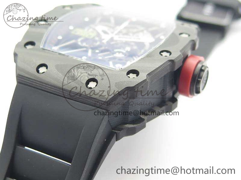 RM035-01 FC Case KVF Best Edition Skeleton Dial Red Crown On Rubber Strap MIYOTA8215 V Tailored 9522