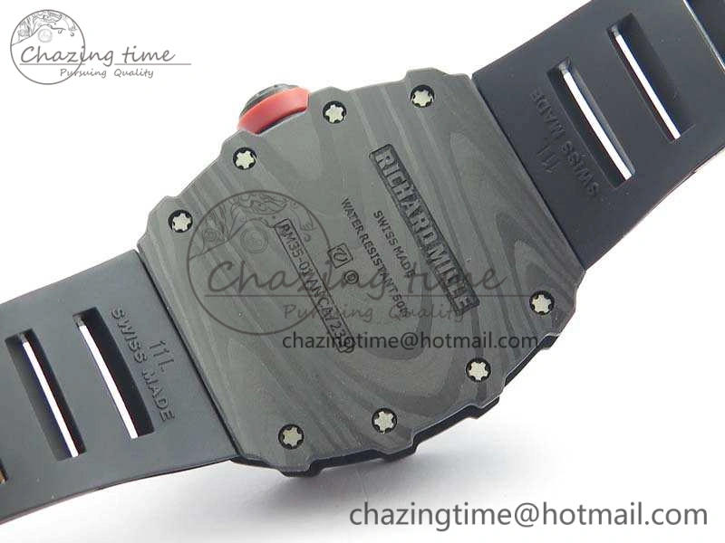 RM035-01 FC Case KVF Best Edition Skeleton Dial Red Crown On Rubber Strap MIYOTA8215 V Tailored 9522