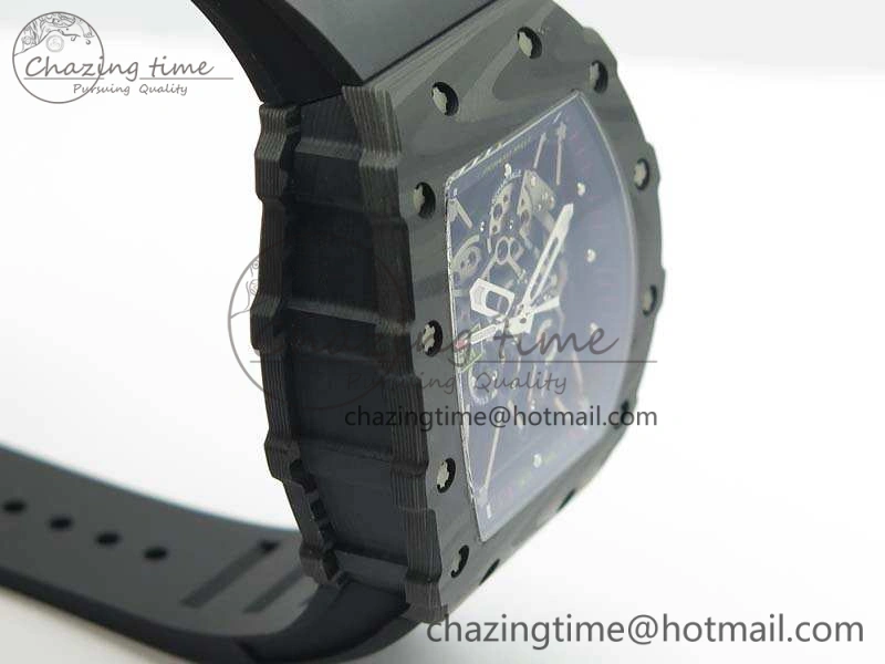 RM035-01 FC Case KVF Best Edition Skeleton Dial Red Crown On Rubber Strap MIYOTA8215 V Tailored 9522