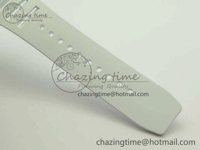 RM035-01 Forged Carbon KVF Best Edition Skeleton Dial Red On White Rubber Strap MIYOTA8215 V Snug 9499