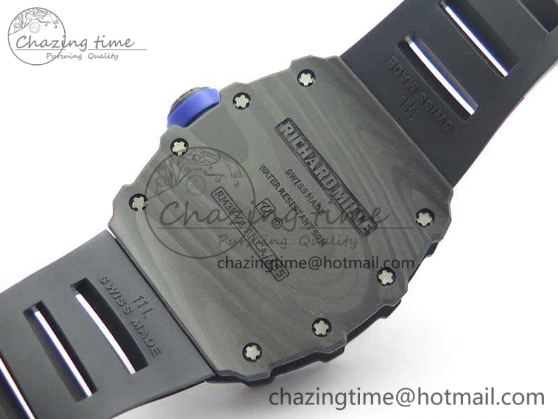 DailyWear RM035-01 PSG FC Case KVF Best Edition Skeleton Dial On Rubber Strap MIYOTA8215 V 9520