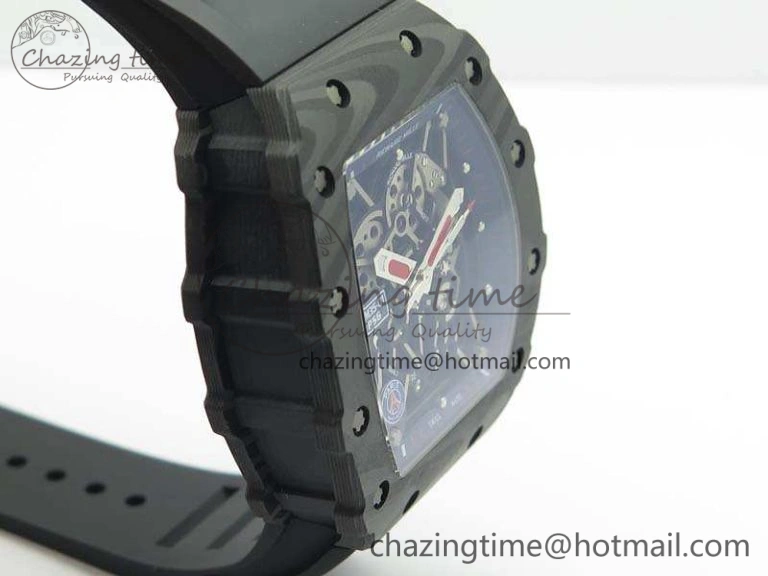 DailyWear RM035-01 PSG FC Case KVF Best Edition Skeleton Dial On Rubber Strap MIYOTA8215 V 9520